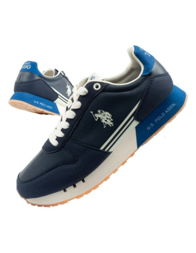 U.s polo assn buty sportowe sneakersy męskie modne wygodne niebieskie