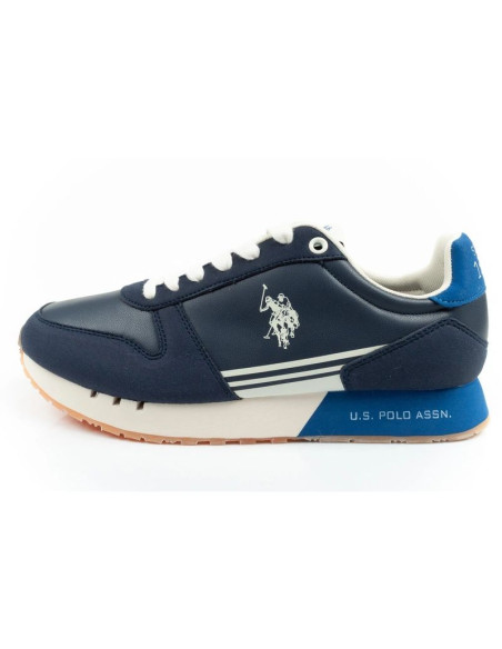 U.s polo assn buty sportowe sneakersy męskie modne wygodne niebieskie