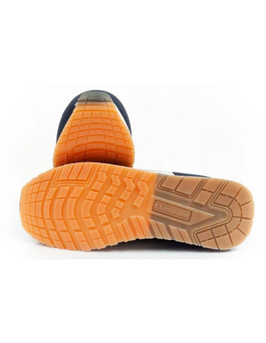 U.s polo assn buty sportowe sneakersy męskie modne wygodne niebieskie