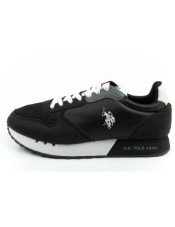 U.s polo assn buty sportowe sneakersy męskie modne wygodne czarne 2
