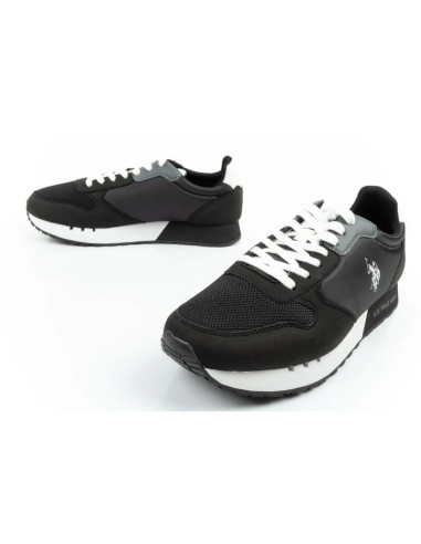 U.s polo assn buty sportowe sneakersy męskie modne wygodne czarne