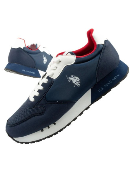 U.s polo assn buty sportowe sneakersy męskie modne wygodne granatowe