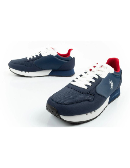 U.s polo assn buty sportowe sneakersy męskie modne wygodne granatowe
