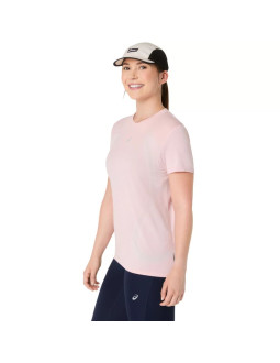 Asics road seamless ss top 2012d292-700 różowe l 2