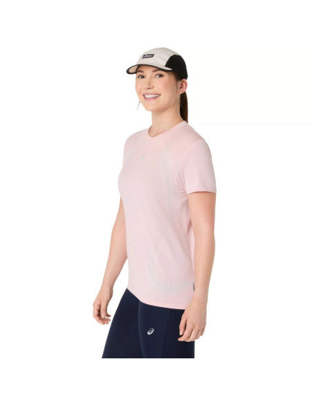 Asics road seamless ss top 2012d292-700 różowe l