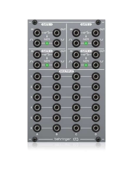 Behringer 173 quad gate/multiples moduł syntezatora modularnego