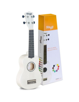 Stagg us-white - ukulele sopranowe