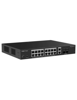 Ruijie networks rg-es220gs-lp przełącznik sieciowy zarządzany l2 gigabit ethernet (10/100/1000) obsługa poe desktop czarny