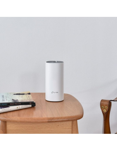Tp-link deco e4 (2-pack) dual-band (2.4 ghz/5 ghz) wi-fi 5 (802.11ac) biały, szary wewnętrzny