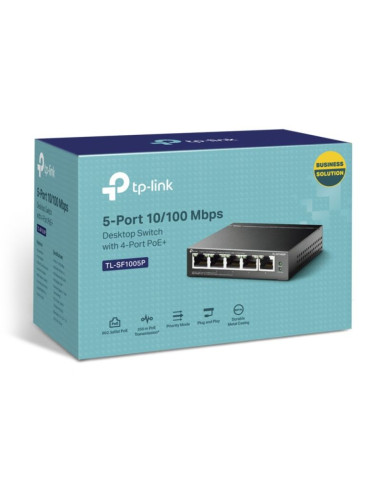 Switch tp-link tl-sf1005p (5x 10/100mbps)