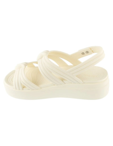 Crocs brooklyn knot low wedge sandal 212864-105 beżowe 36/37