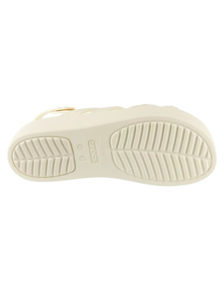 Crocs brooklyn knot low wedge sandal 212864-105 beżowe 36/37