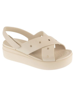 Crocs brooklyn 4u cross strap sandal w 212254-2mc beżowe 36/37