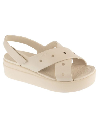 Crocs brooklyn 4u cross strap sandal w 212254-2mc beżowe 36/37