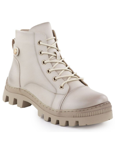 Botki damskie khaki potocki z25-je19317