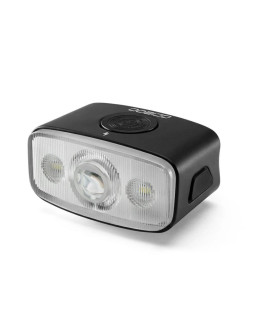 Lampka rowerowa rockbros qc1200 przednia 1200 lm usb-c - czarna