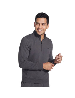 Skechers weekend easy 1/4 zip lt269-bkcc czarne l