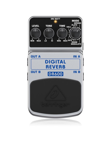 Behringer dr600 pedał z efektami pedał ekspresji czarny, srebrny