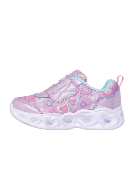 Skechers dziecięce buty codzienne heart lights boogie land 303258n lvmt