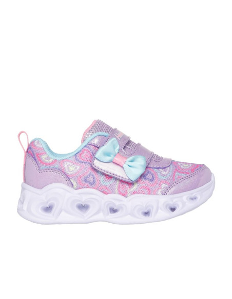 Skechers dziecięce buty codzienne heart lights boogie land 303258n lvmt