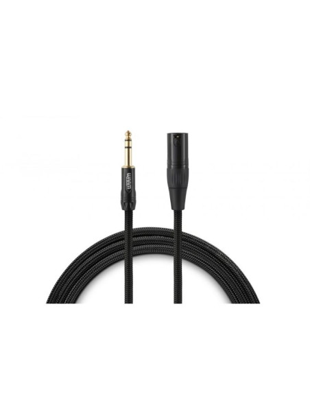 Warm audio prem-xlrm-trsm-6 kabel audio 1,8 m xlr 6.35mm trs czarny