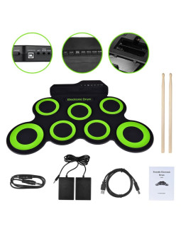 Nn roll up drum pad - zwijana perkusja elektroniczna