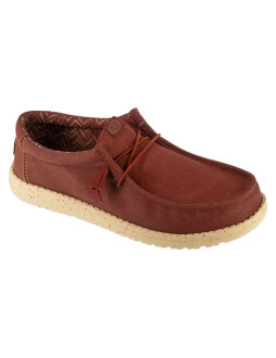 Hey dude wally stretch canvas 40700-7bh czerwone 41