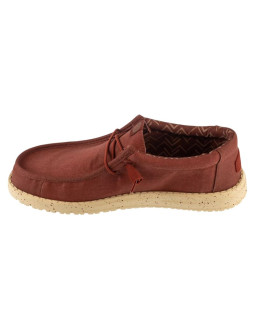 Hey dude wally stretch canvas 40700-7bh czerwone 41 2