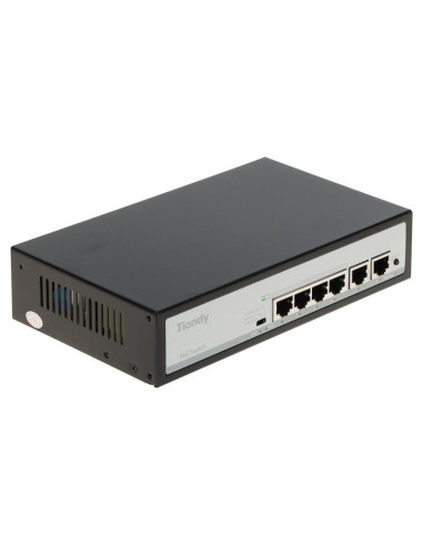 Switch poe tc-p3s06 spec:f/0420/at/55 4-portowy tiandy