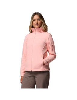 Columbia fast trek ii jacket 1465351669 różowe l