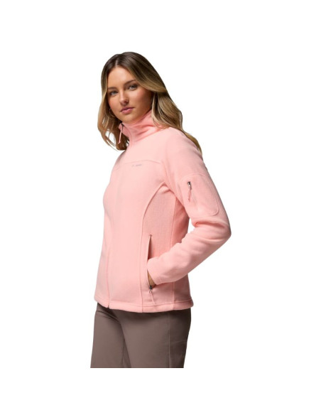 Columbia fast trek ii jacket 1465351669 różowe l