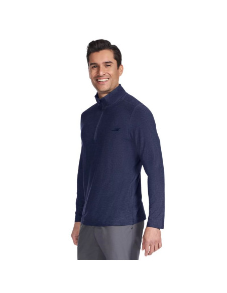 Skechers godri all day 1/4 zip lt71-nvy granatowe m