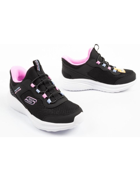 Skechers buty dziecięce sportowe bounder pro slip-ins wsuwane czarne