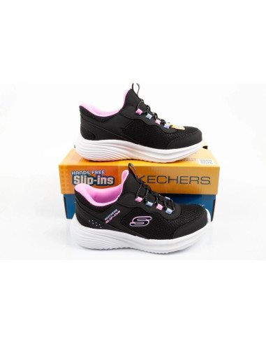 Skechers buty dziecięce sportowe bounder pro slip-ins wsuwane czarne