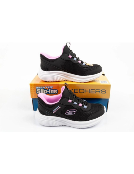 Skechers buty dziecięce sportowe bounder pro slip-ins wsuwane czarne