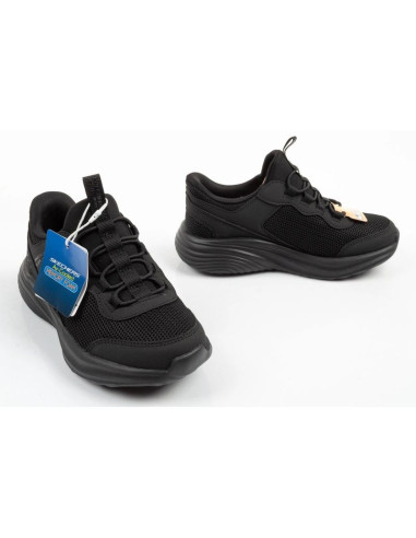 Skechers buty dziecięce sportowe bounder pro slip-ins wsuwane czarne