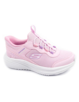 Skechers buty dziecięce sportowe bounder pro slip-ins wsuwane różowe