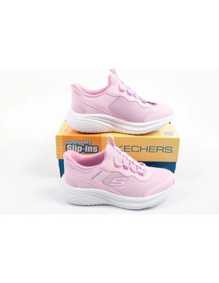 Skechers buty dziecięce sportowe bounder pro slip-ins wsuwane różowe