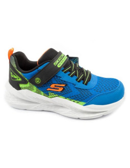 Skechers buty sportowe dziecięce meteor-lights led dla chłopca na rzep