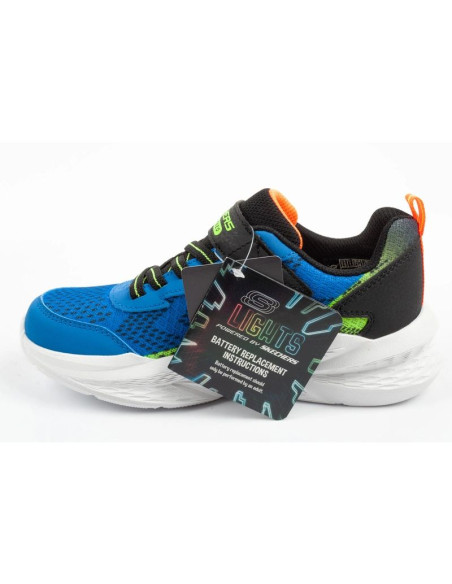 Skechers buty sportowe dziecięce meteor-lights led dla chłopca na rzep