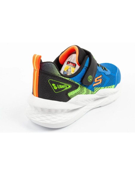 Skechers buty sportowe dziecięce meteor-lights led dla chłopca na rzep