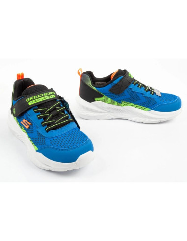 Skechers buty sportowe dziecięce meteor-lights led dla chłopca na rzep