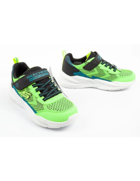 Skechers buty sportowe dziecięce meteor-lights led dla chłopca na rzep
