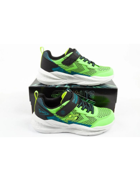 Skechers buty sportowe dziecięce meteor-lights led dla chłopca na rzep