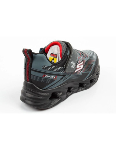 Skechers buty sportowe dziecięce veltrox 2.0 led dla chłopca na rzep