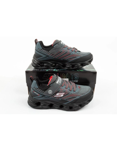 Skechers buty sportowe dziecięce veltrox 2.0 led dla chłopca na rzep