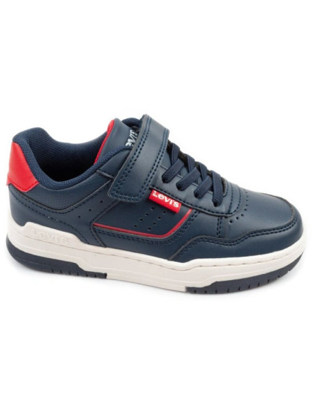Levi's buty dziecięce sportowe john se granatowe na rzep wygodne