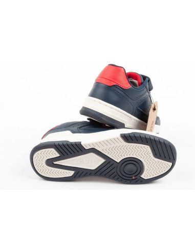 Levi's buty dziecięce sportowe john se granatowe na rzep wygodne