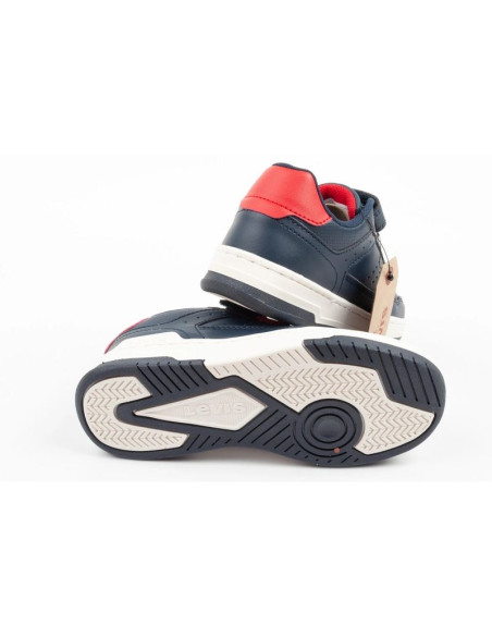 Levi's buty dziecięce sportowe john se granatowe na rzep wygodne