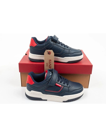 Levi's buty dziecięce sportowe john se granatowe na rzep wygodne